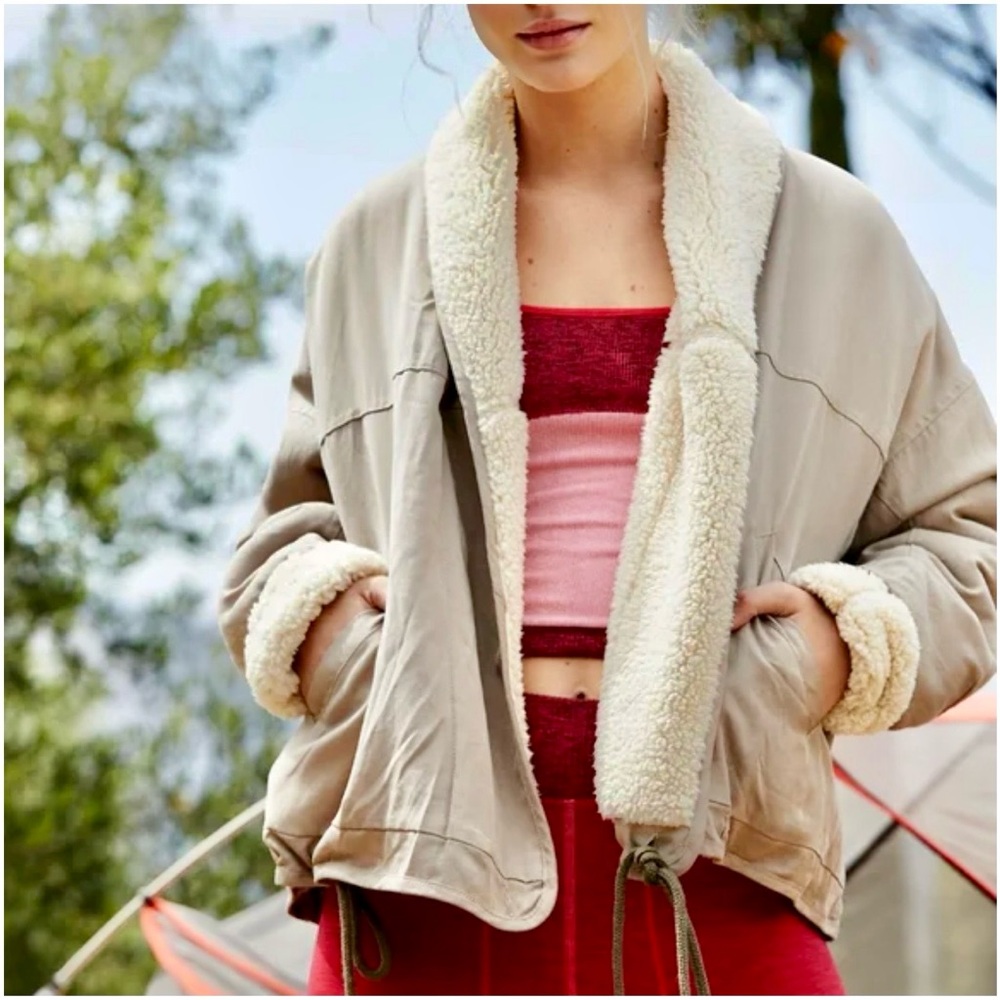 🌈 Cool Free People Double Sided Cozy Jacket